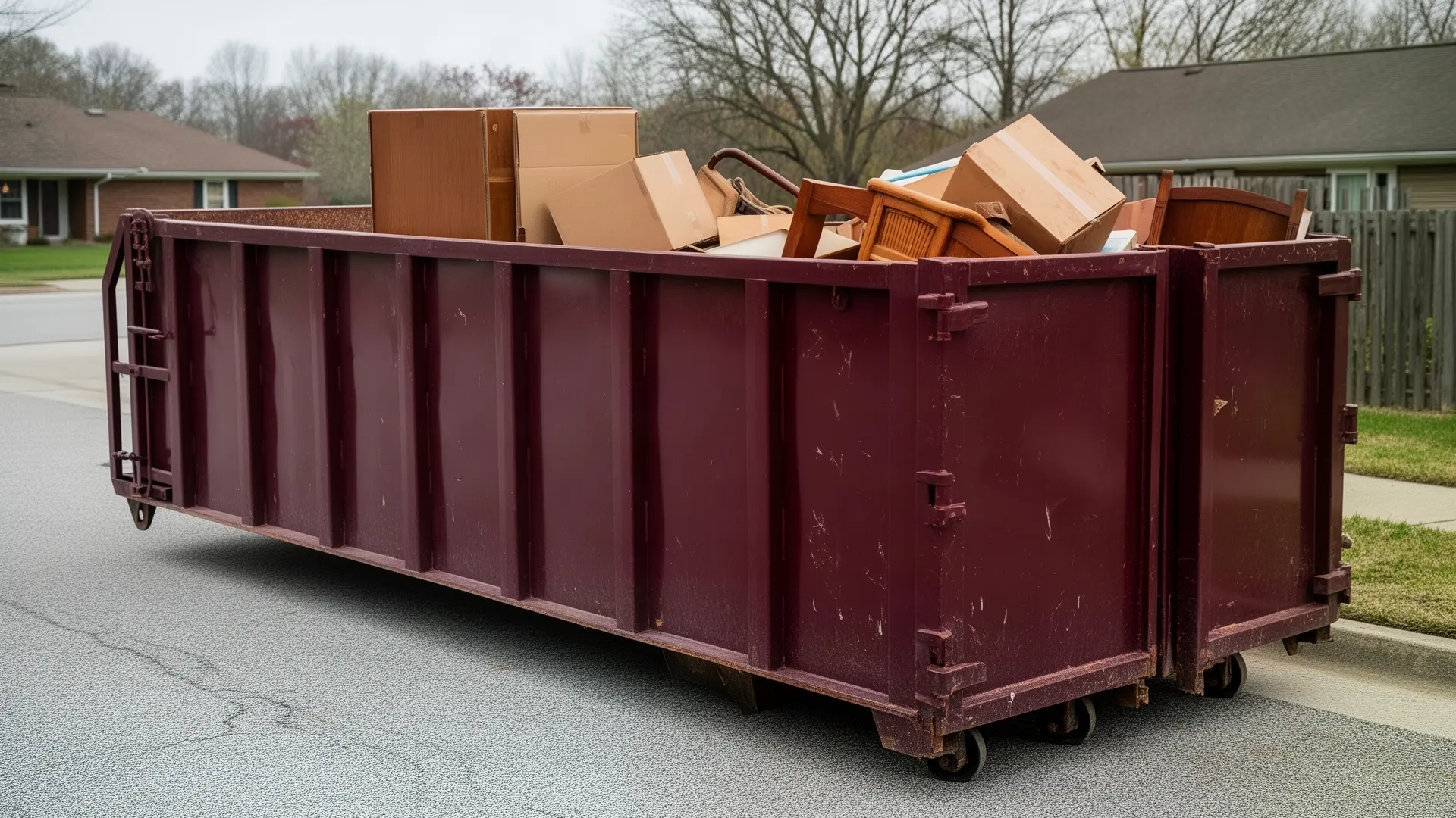 Roll-off dumpster from Clean Slate Waste Solutions in Oakley, CA